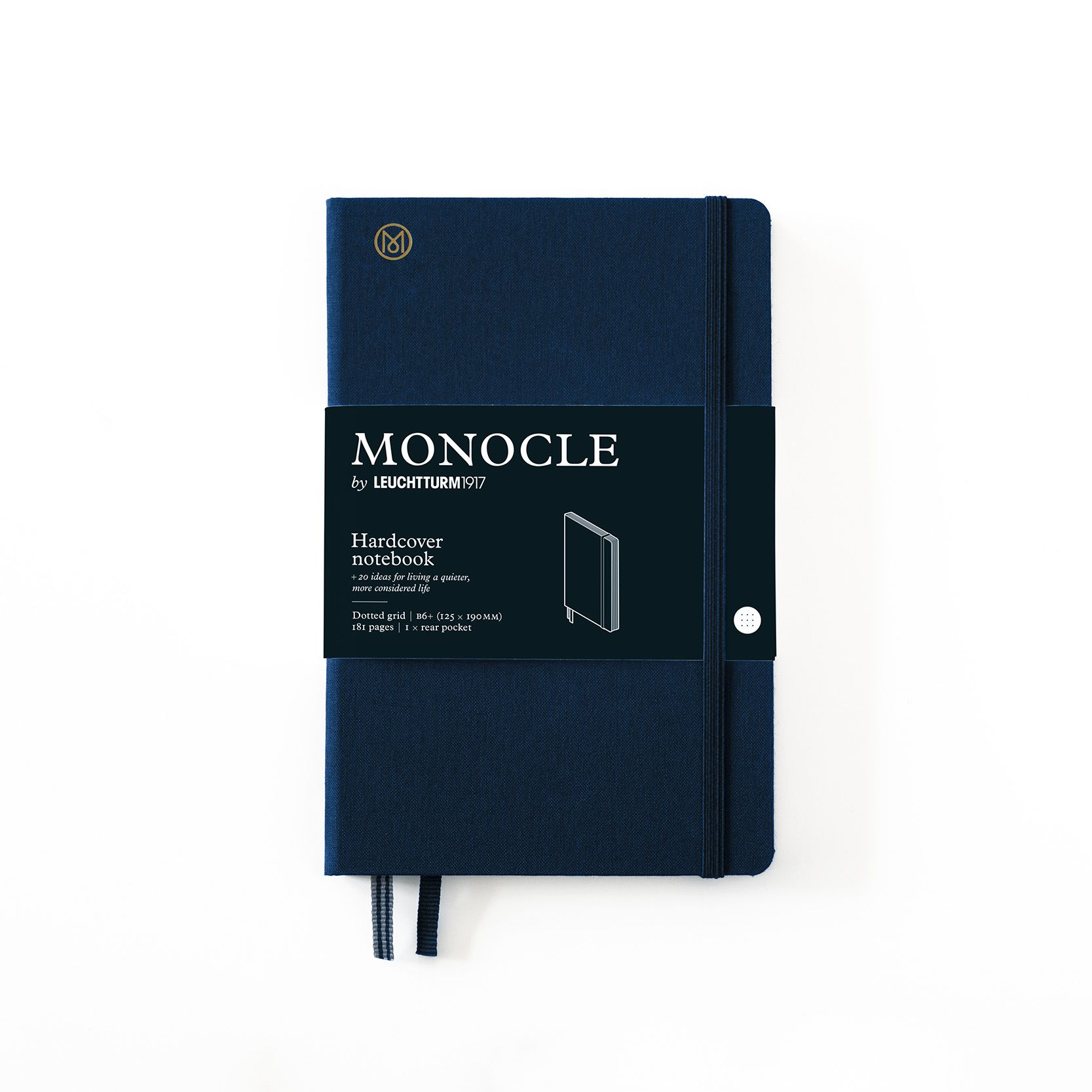 Leuchtturm Monocle notebook • Hardcover •navy blue b6+