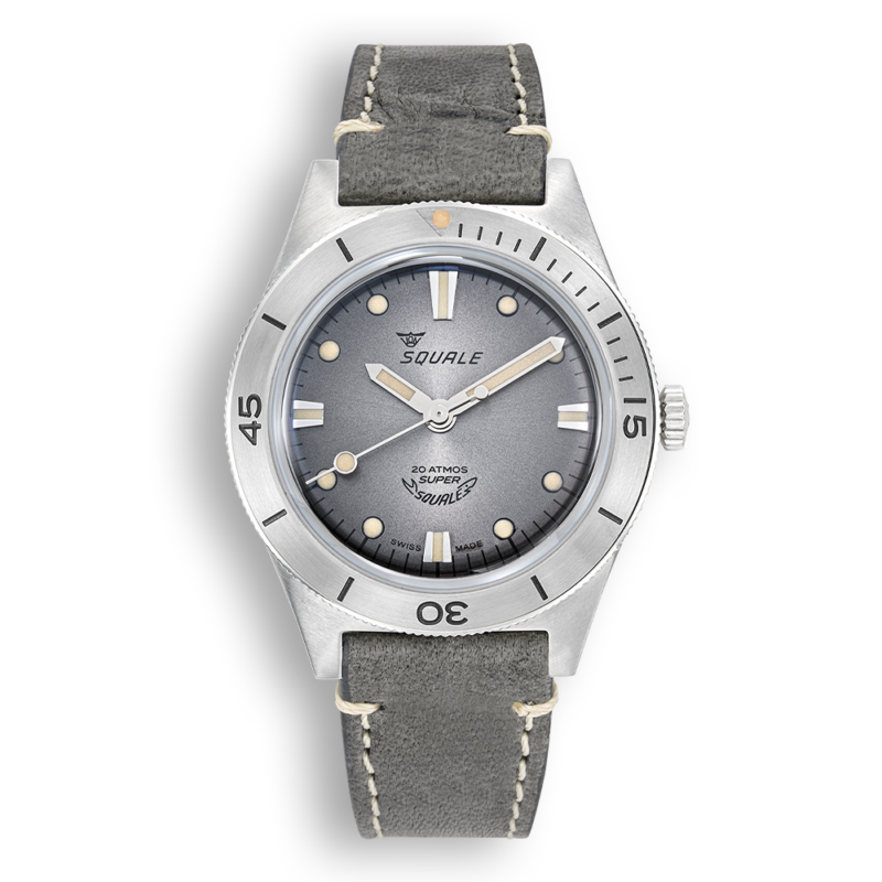 Squale Super-Squale Sunray Grey Leather