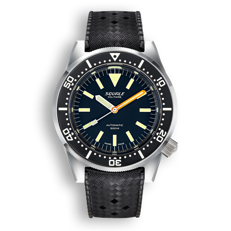Squale 1521 Militaire black dial automatic divers watch