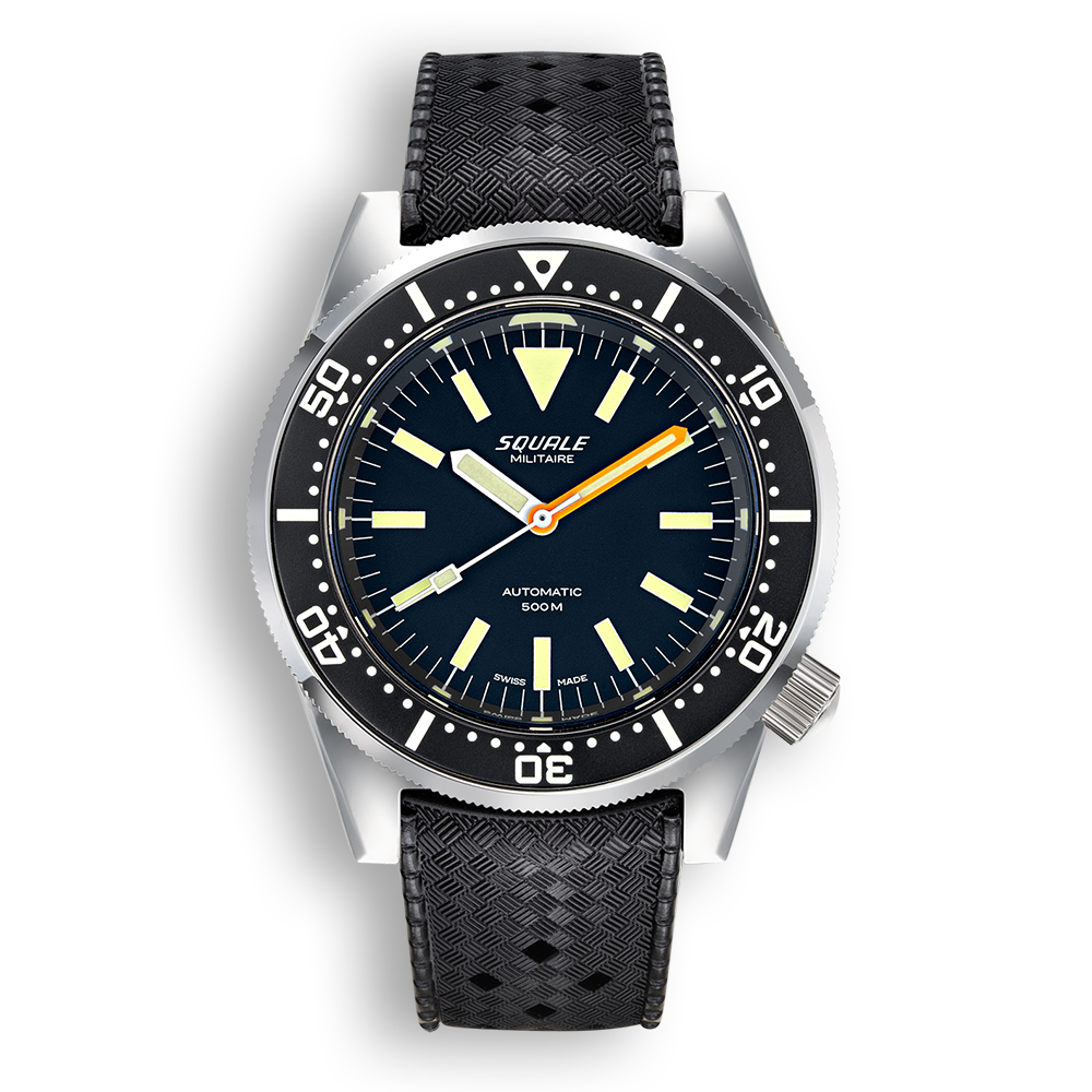 Squale 1521 Militaire black dial automatic divers watch