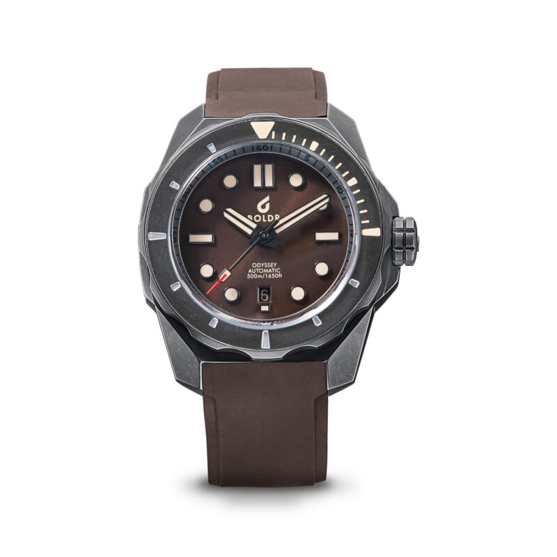 Boldr Odyssey Coral Brown 2.0 automatic swiss movement. Limited edition