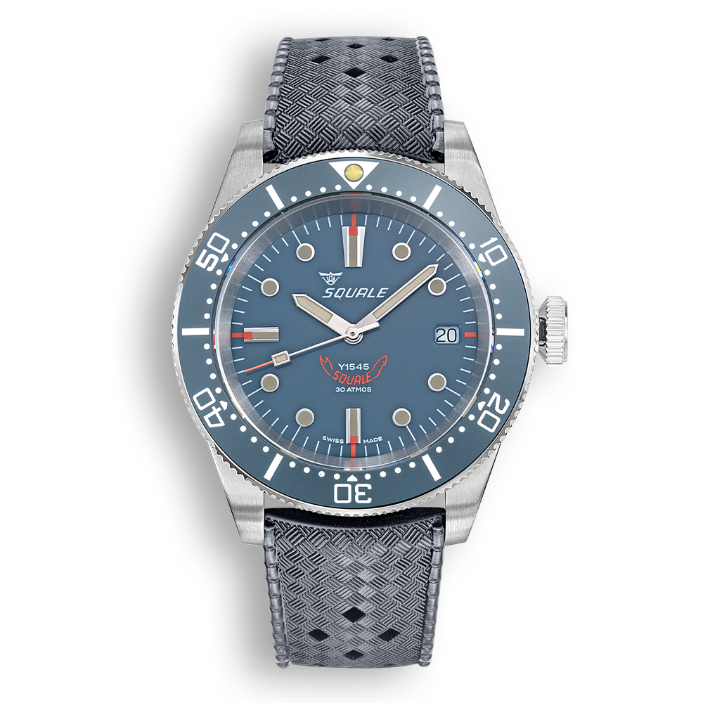 Squale 1545 Grey Rubber