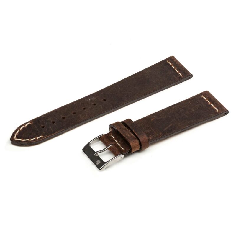 Colareb Venzia Dark Brown leather vintage watch strap
