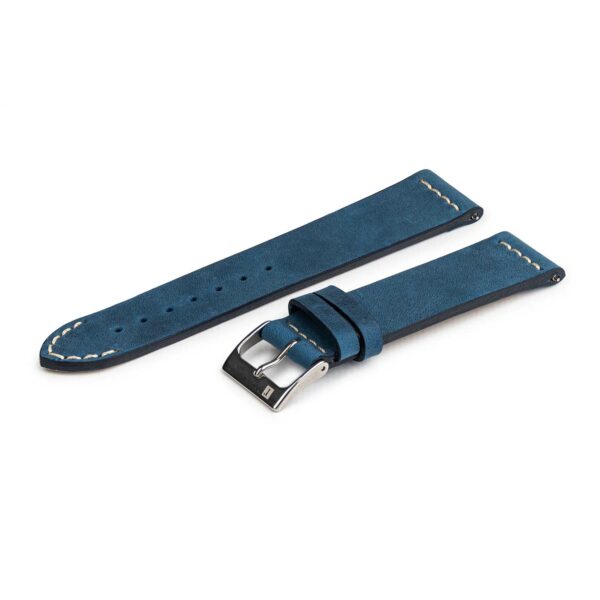 Colareb Venzia Blue leather vintage watch strap